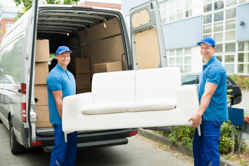 Local removals team loading furniture in Parkroyal