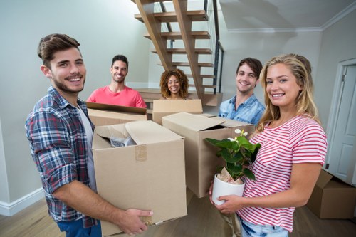 Boxes and furniture prepared for a transparent storage quote