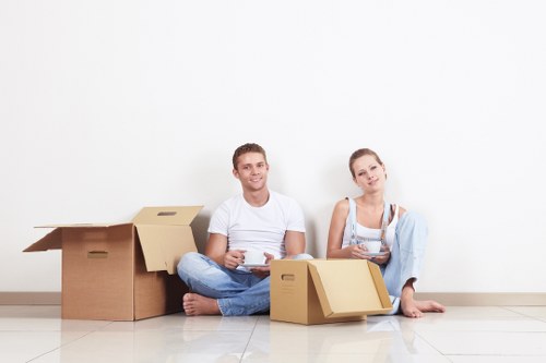 Careful wrapping and boxing of fragile items by packing services in Parkroyal