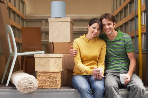 Well-organized storage boxes and furniture in a long-term Parkroyal unit