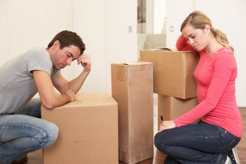 Boxes and household items prepared for small removals in Parkroyal